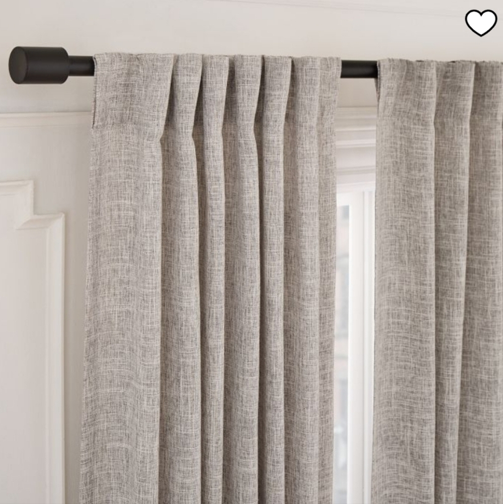 ❤️BUY 2 GET 1 FREE  West Elm Crossweave Curtain
